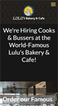 Mobile Screenshot of lulusbakeryandcafe.com